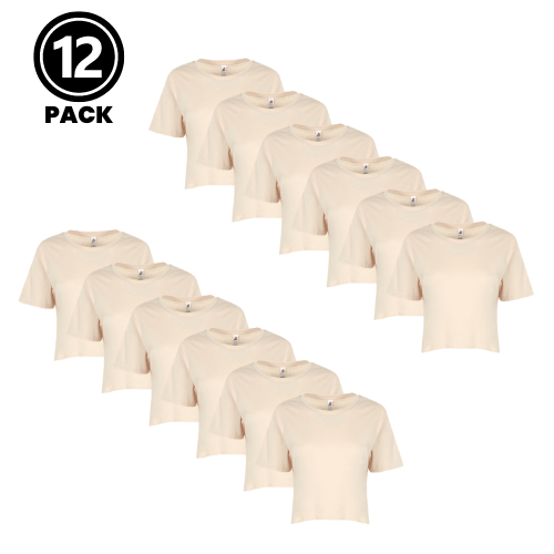 Crop Tee Bundle | 12-Pack of Assorted Sizes | 4003 |4-4-2-2