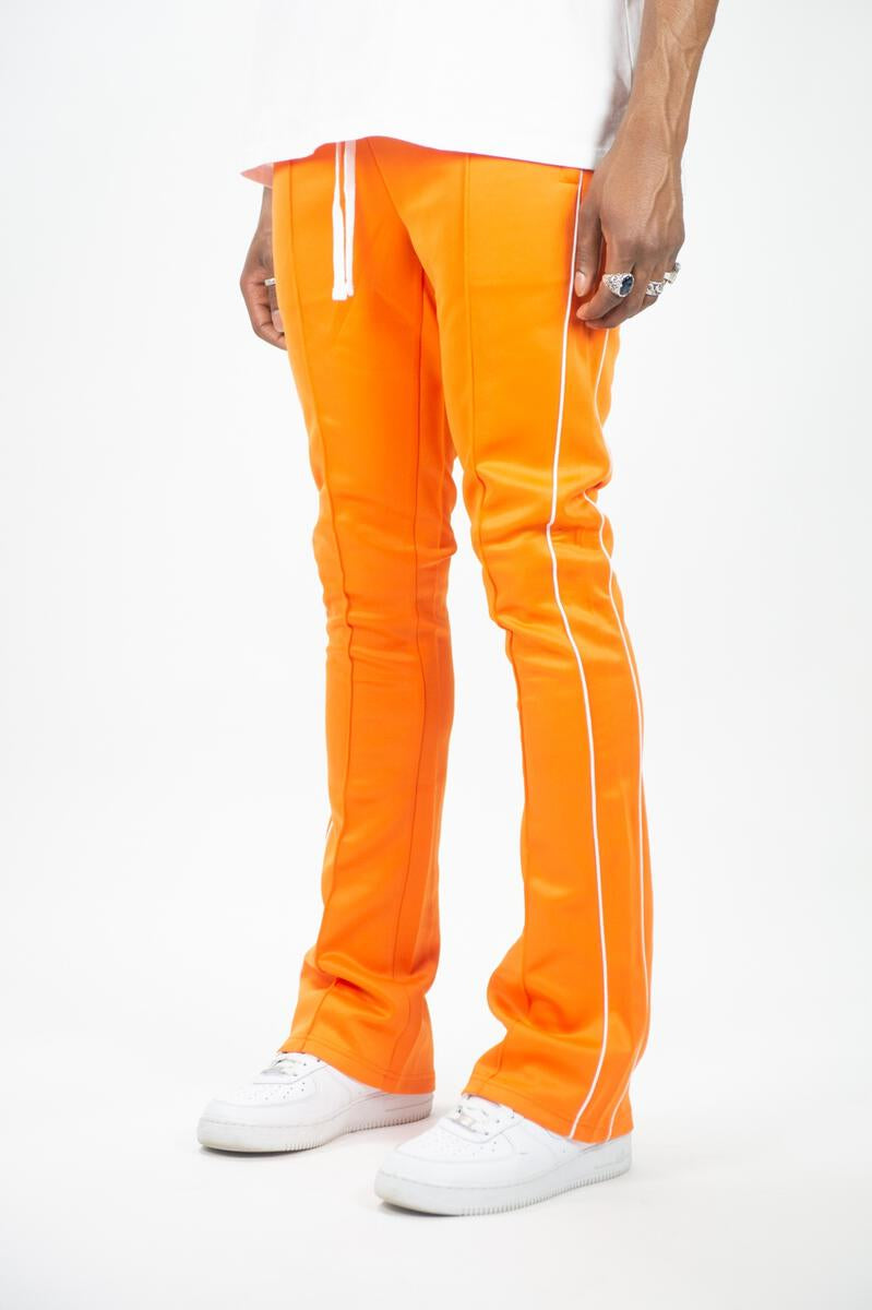 Rebel Stacked Flare Track pants Pink 470