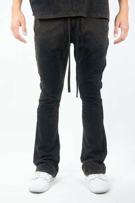 F/Terry Acid Washed Stacked Fit Pants | RINGSPUN | Fall 2023