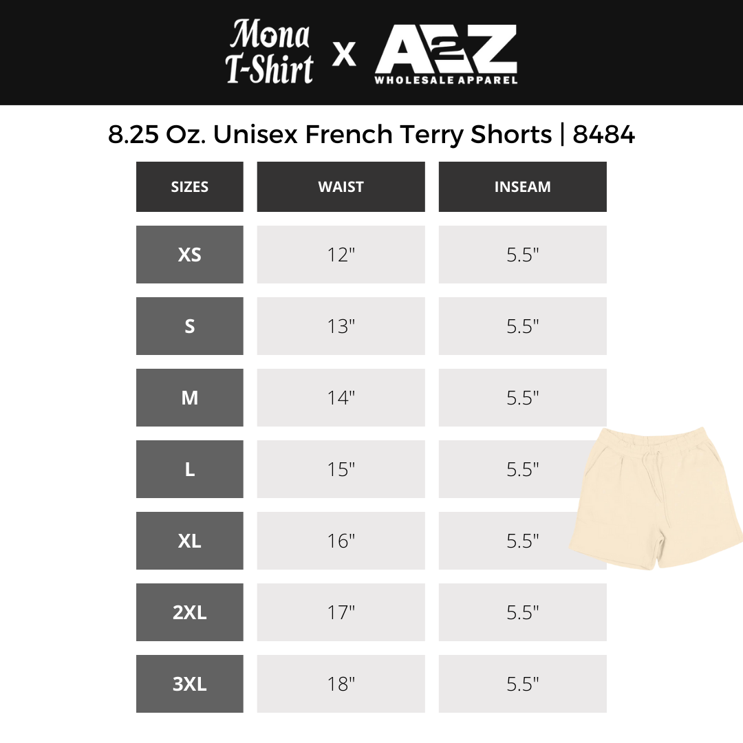 8.25 Oz. Unisex French Terry Shorts | 8484