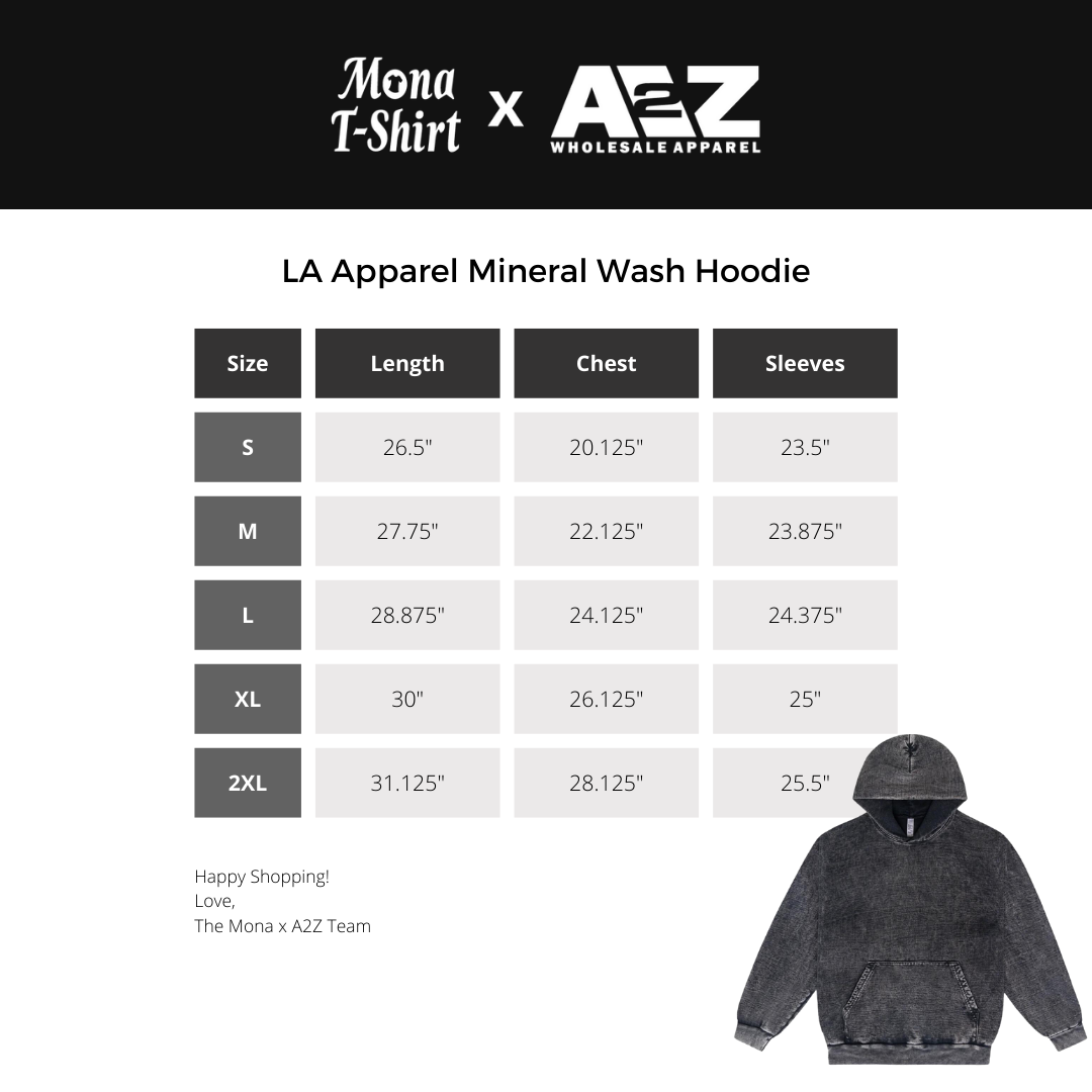 Mineral Wash Hoodie | LA Apparel