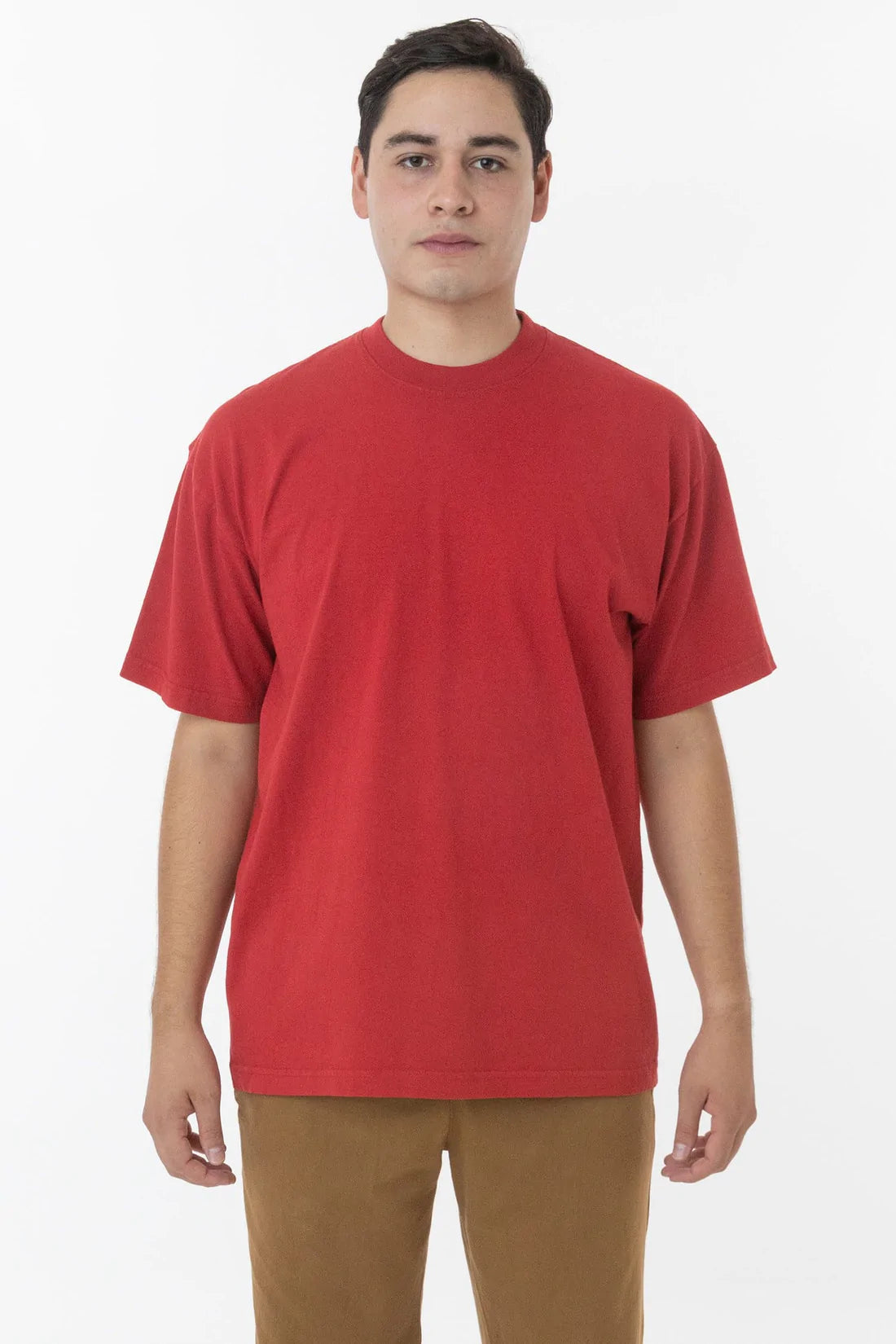 Los Angeles Apparel 6.5oz Pigment Dye Crew Neck S/S T-Shirt