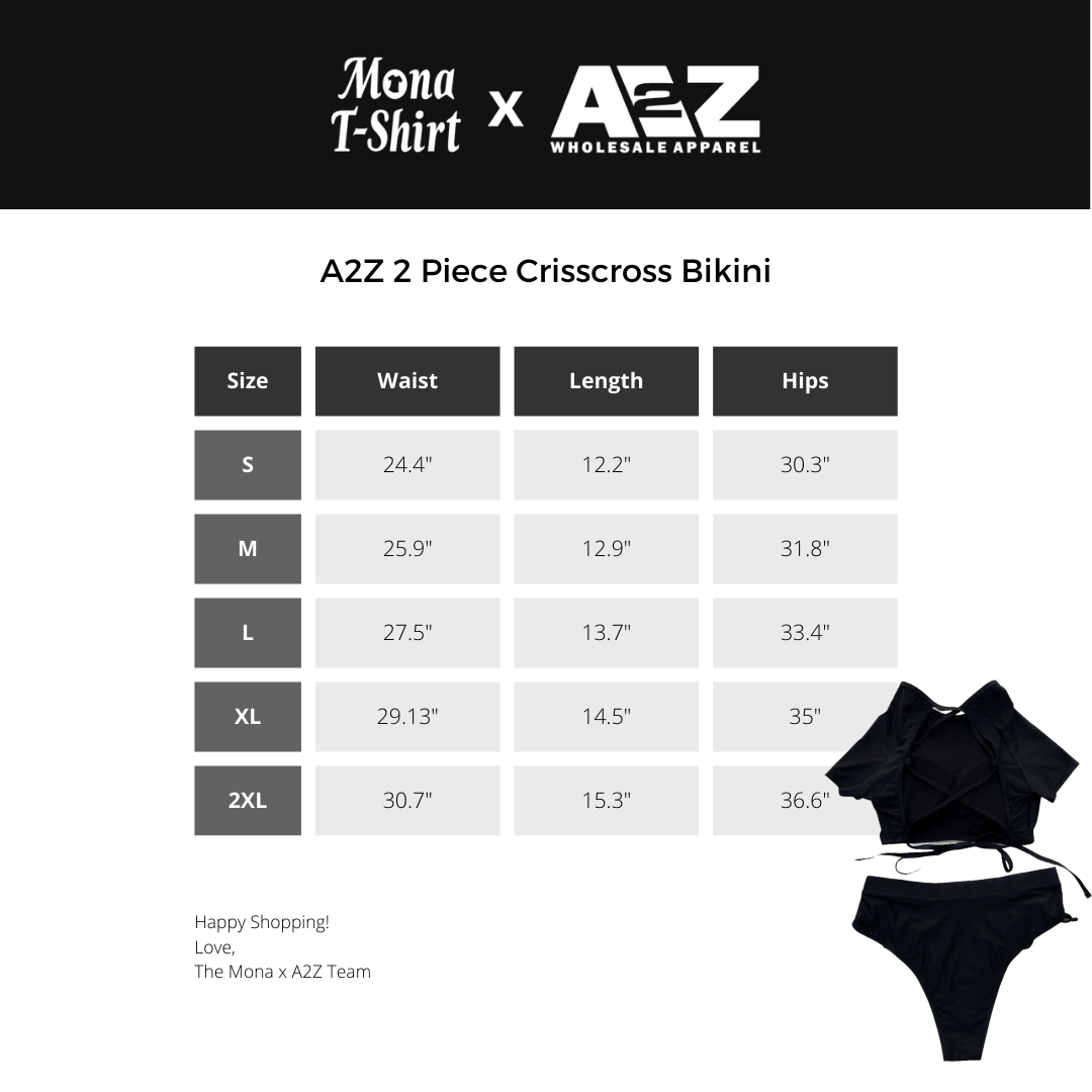 2 Piece Crisscross Bikini | A2Z