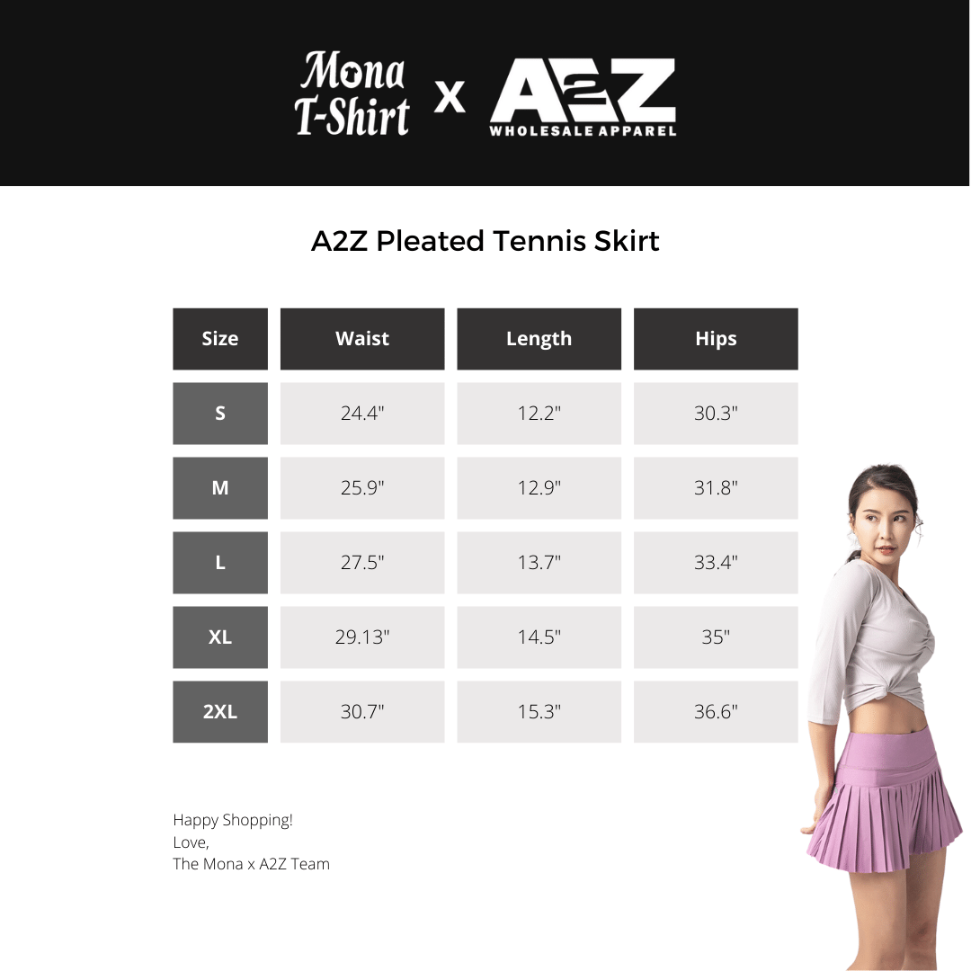 A2Z Pleated Tennis Skirt
