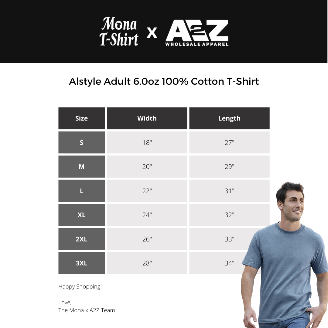 Alstyle Adult 6.0 Oz. 100% Cotton T-Shirt | Plus Sizes | 1301