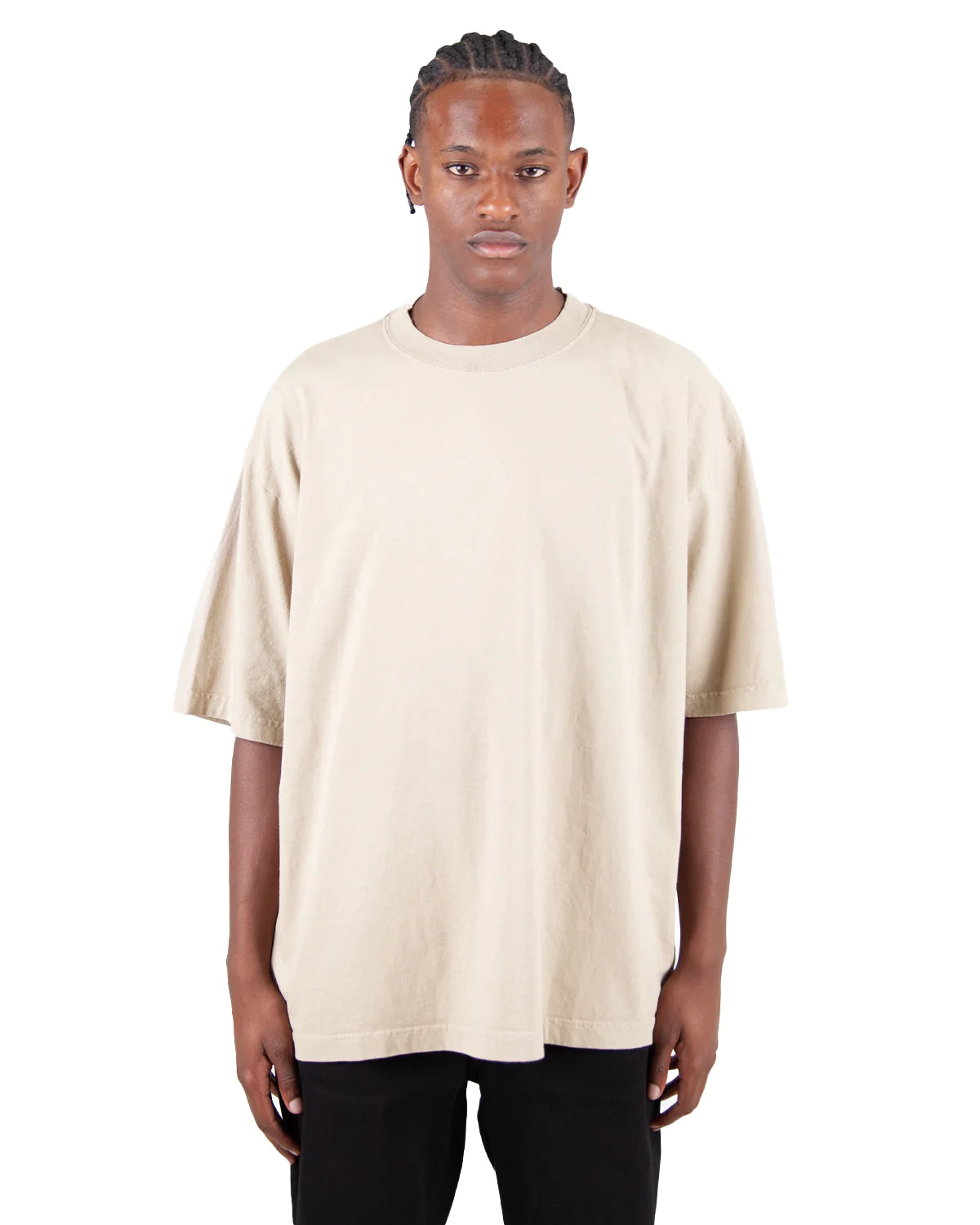 7.5 Oz. Garment Dye Drop Shoulder  ShakaWear – Mona T-Shirt x A2Z