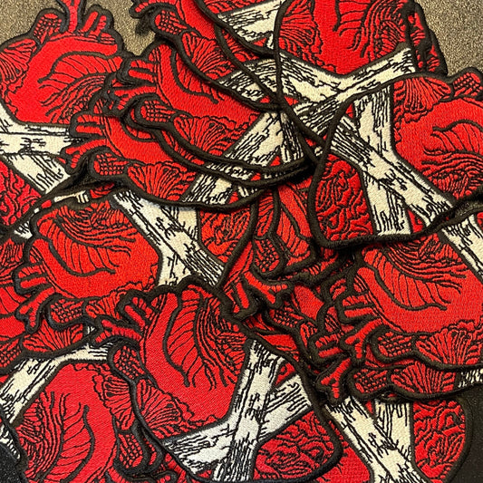 Mending Heart - Embroidered Iron-On Patches