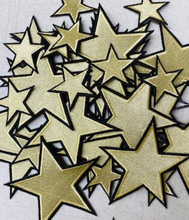 Stars - Embroidered Iron-On Patches