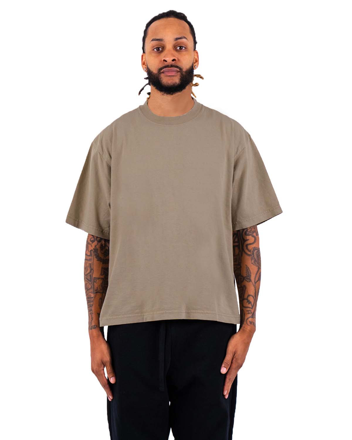 7.5 Oz. Garment Dye Drop Shoulder | ShakaWear – Mona T-Shirt x A2Z