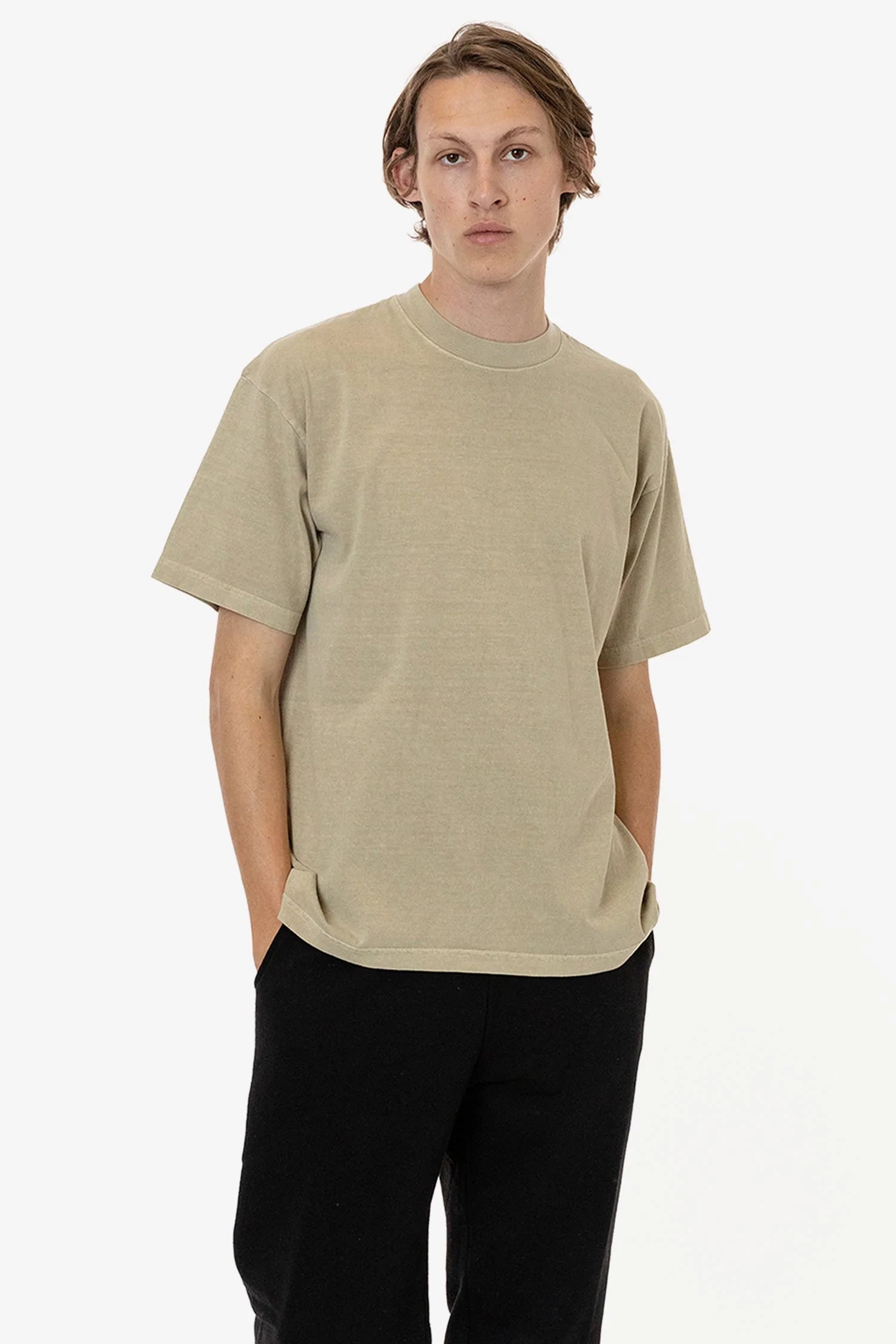 6.5 Oz. Garment Dye Crewneck T-Shirt | Regular Size | LA Apparel