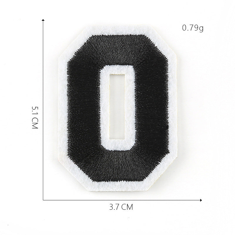 2" Athletic Numbers - Embroidery